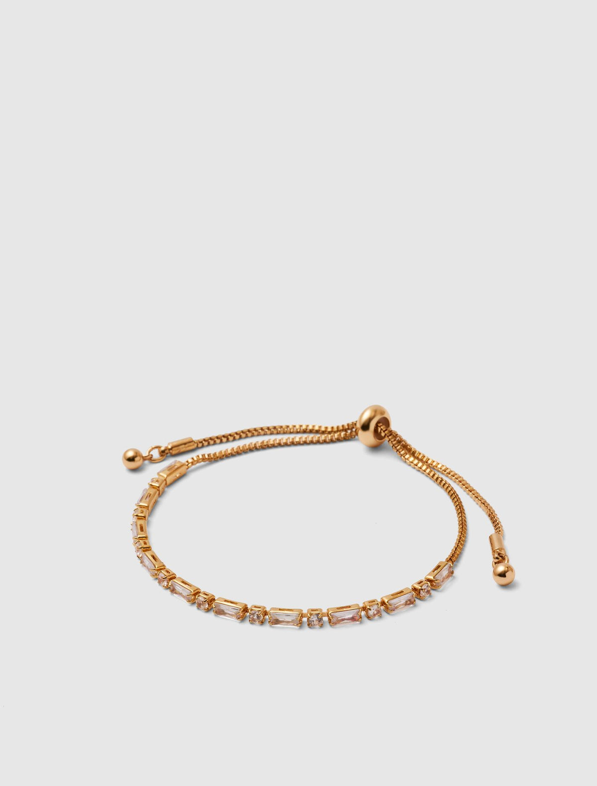 Constance Cubic Zirconia Tennis Bracelet 0 Crystal Gold Forever New