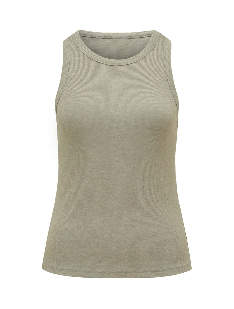 Remi Rib Racer Tank Top Forever New