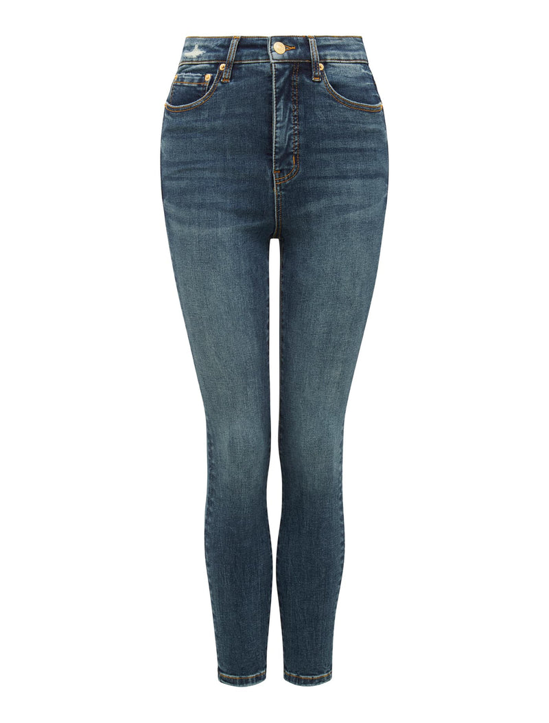 Mila Cropped High-Rise Skinny Jeans Forever New