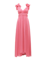 Selena Ruffle Shoulder Maxi Dress Forever New