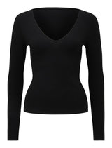 Vera V-Neck Long Sleeve Top Forever New