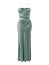 Ruby Tie Back Satin Maxi Dress Forever New