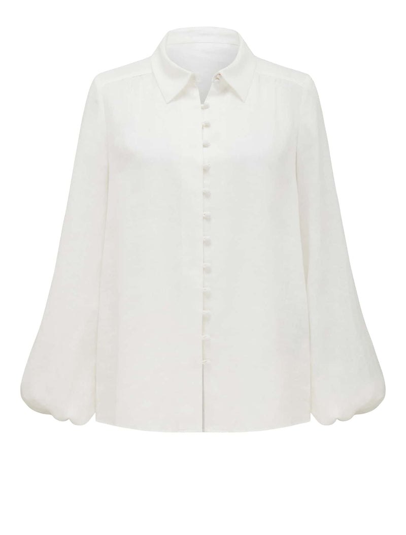 Penn Linen Blouse Forever New