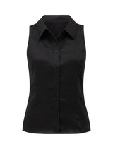 Kathleen Linen Sleeveless Shirt Forever New