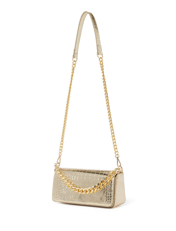 Miley Croc Shoulder Bag Forever New