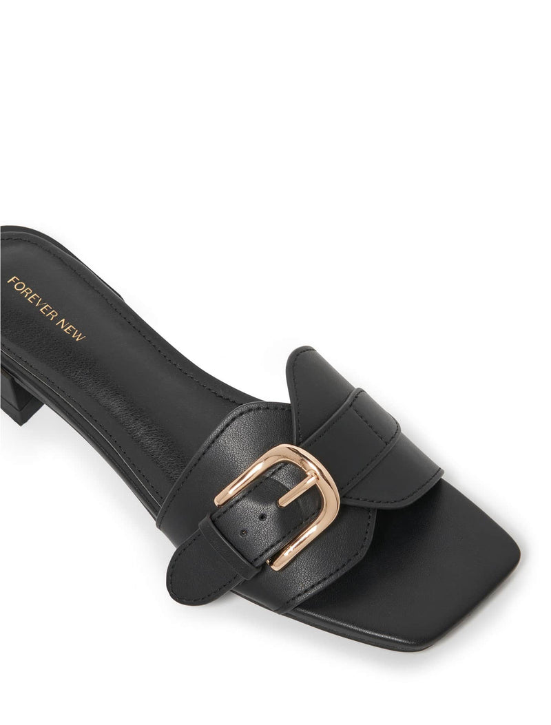 Heidi Buckle Flat Slide Forever New