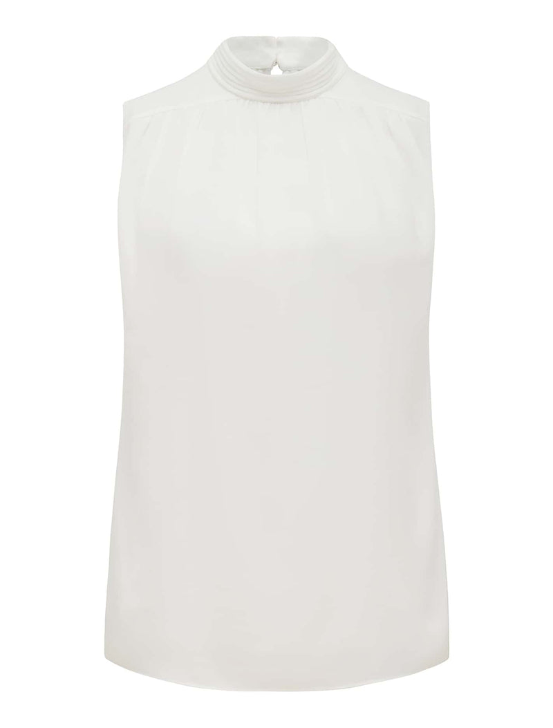 Harlow Keyhole Sleeveless Blouse Forever New