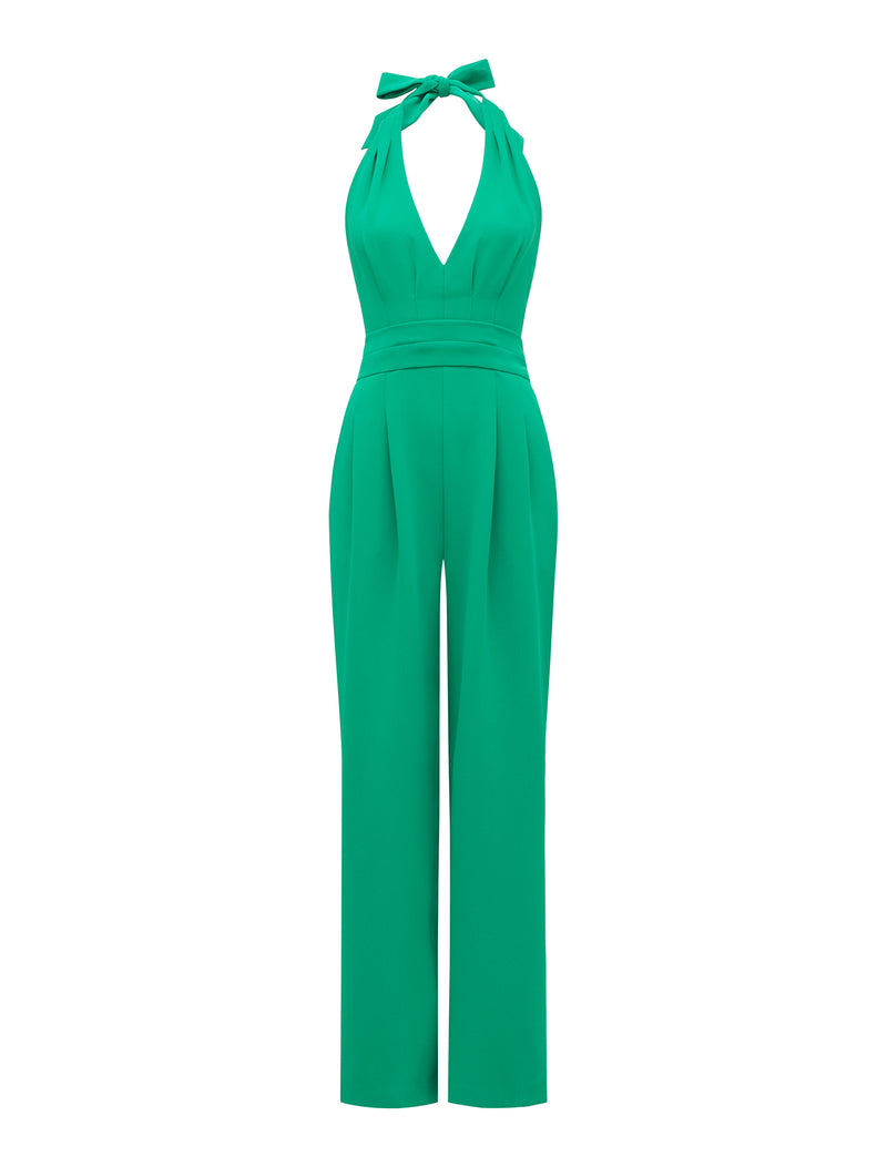 Sally Halter Neck Jumpsuit Forever New