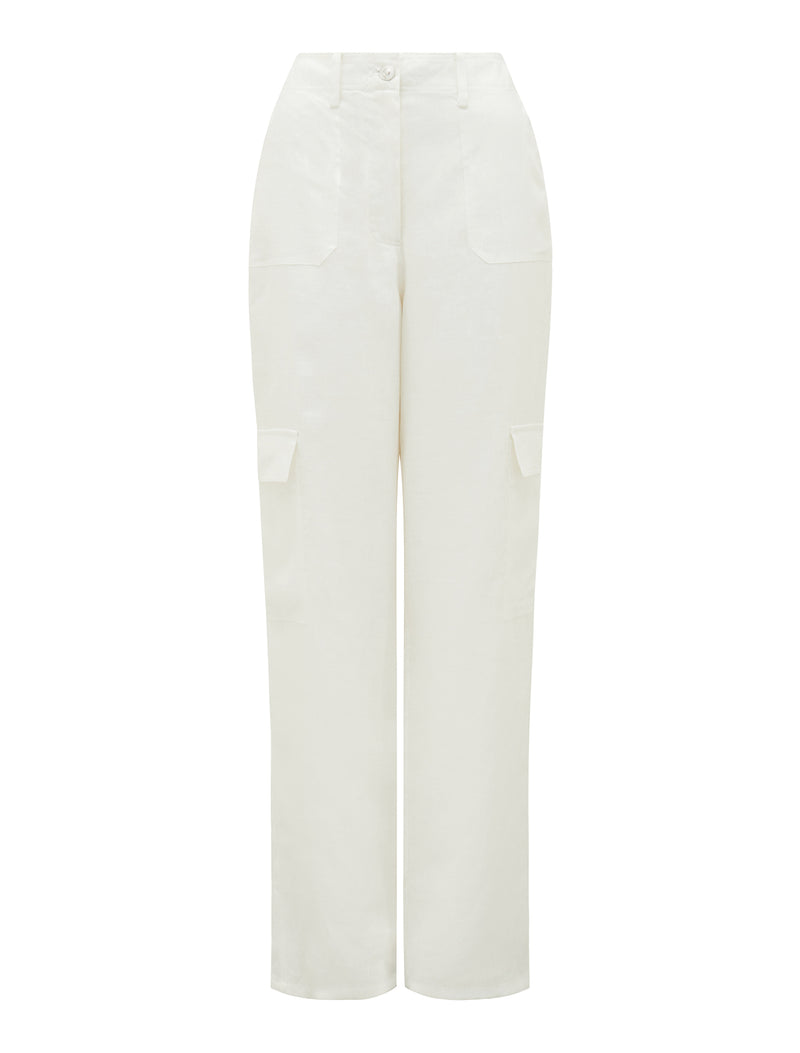 Casey Linen Cargo Pants Forever New