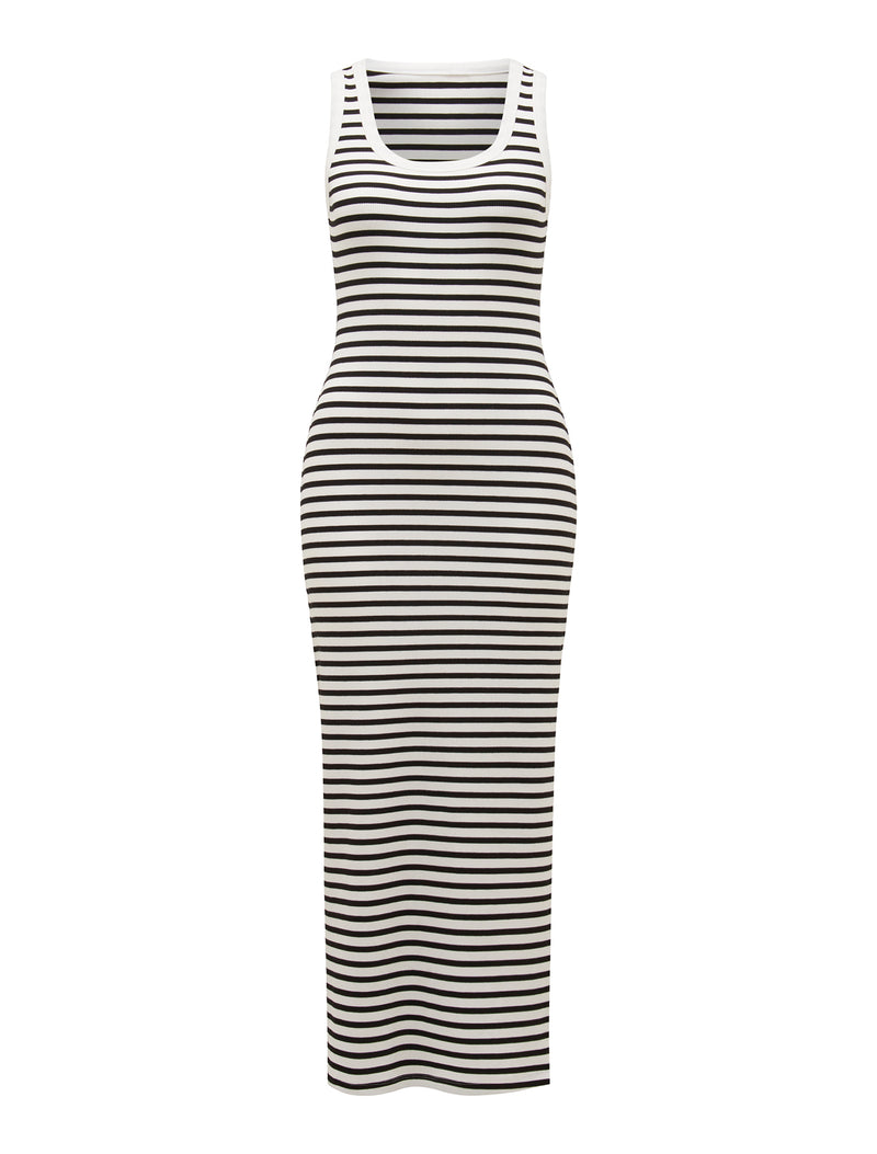 Samara Ribbed Jersey Midi Dress Forever New