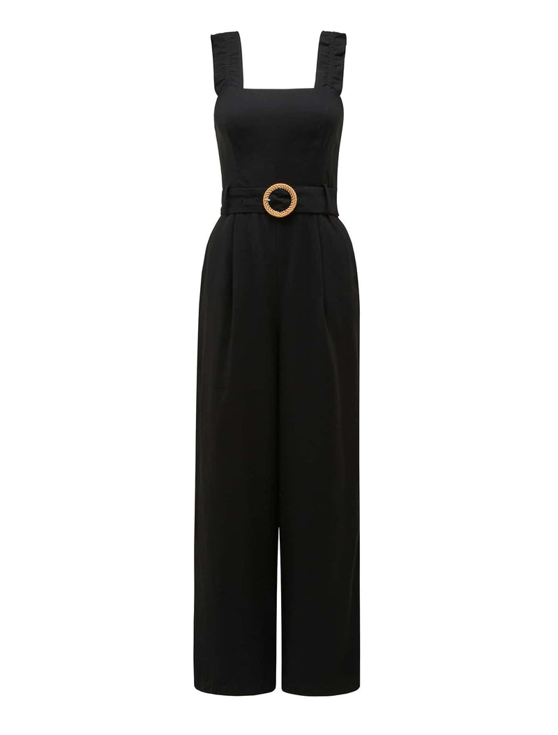 Gemma Ruffle Shoulder Jumpsuit Forever New