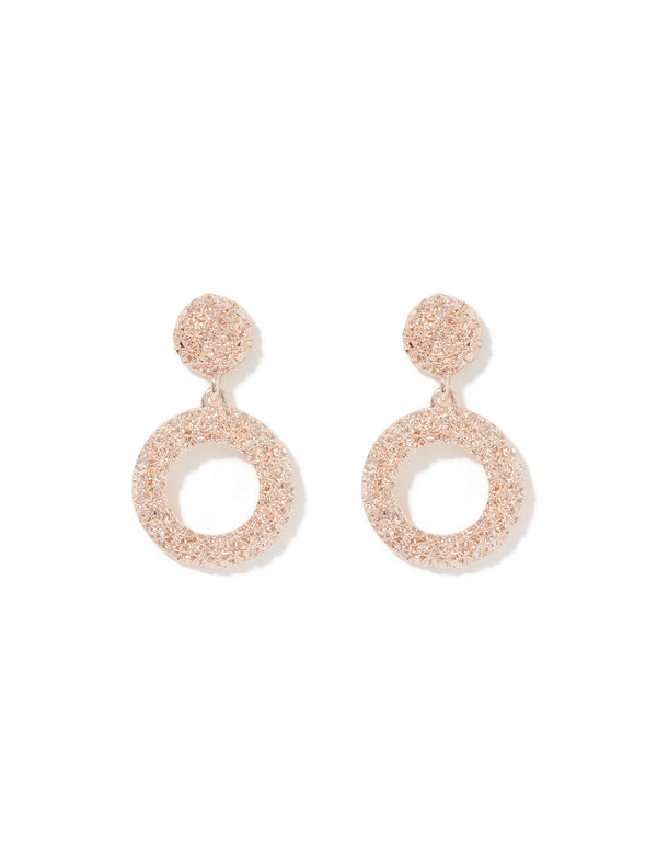 Tabby Texture Hoop Earrings Forever New