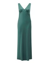 Cameron Petite V Neck Satin Maxi Dress Forever New