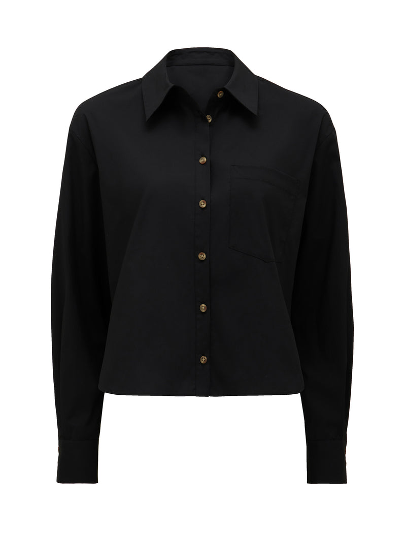 Chloe Cropped Shirt Forever New