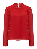 Diane Frill Detail Blouse Forever New