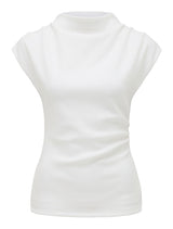 Leenah Grown On Neck Crepe Top Forever New