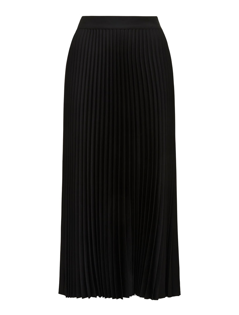 Estelle Satin Pleated Maxi Skirt Forever New