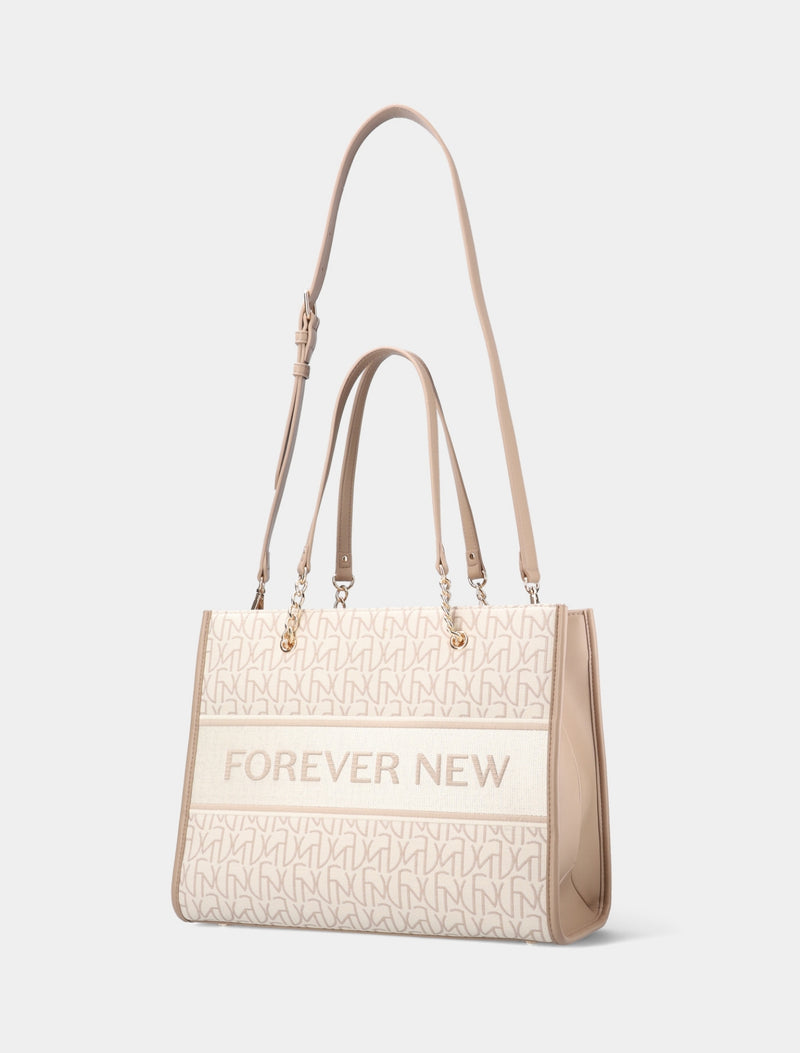 Harper Jacquard Shopper Bag Forever New