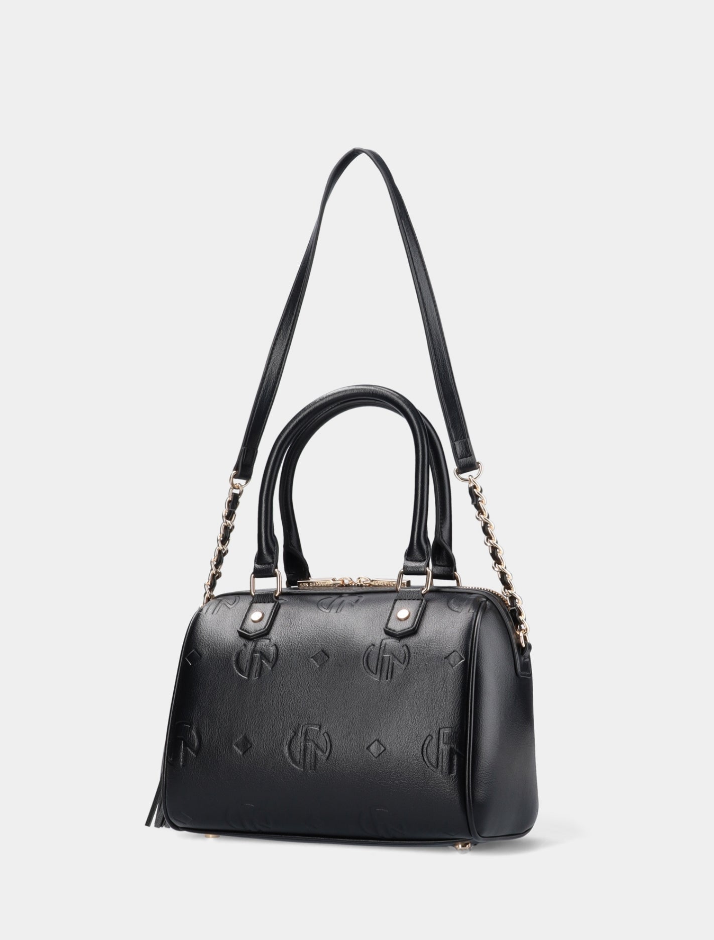 Rosie Embossed Print Barrel Bag Forever New