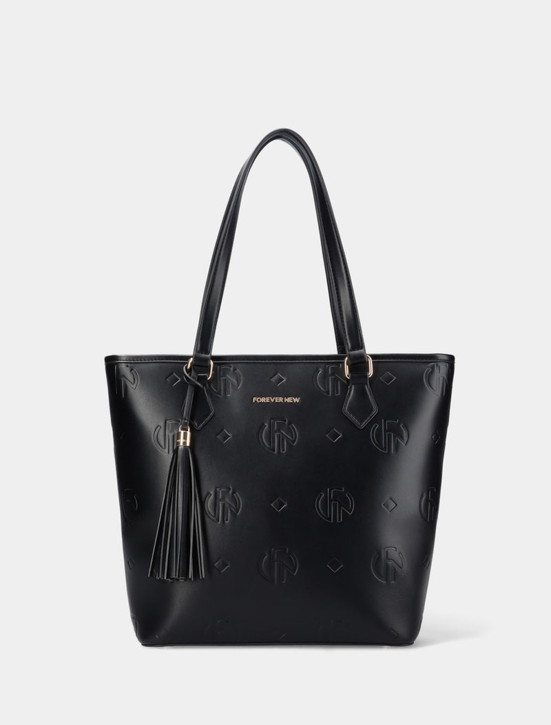 Sophie Embossed Tote Bag Forever New