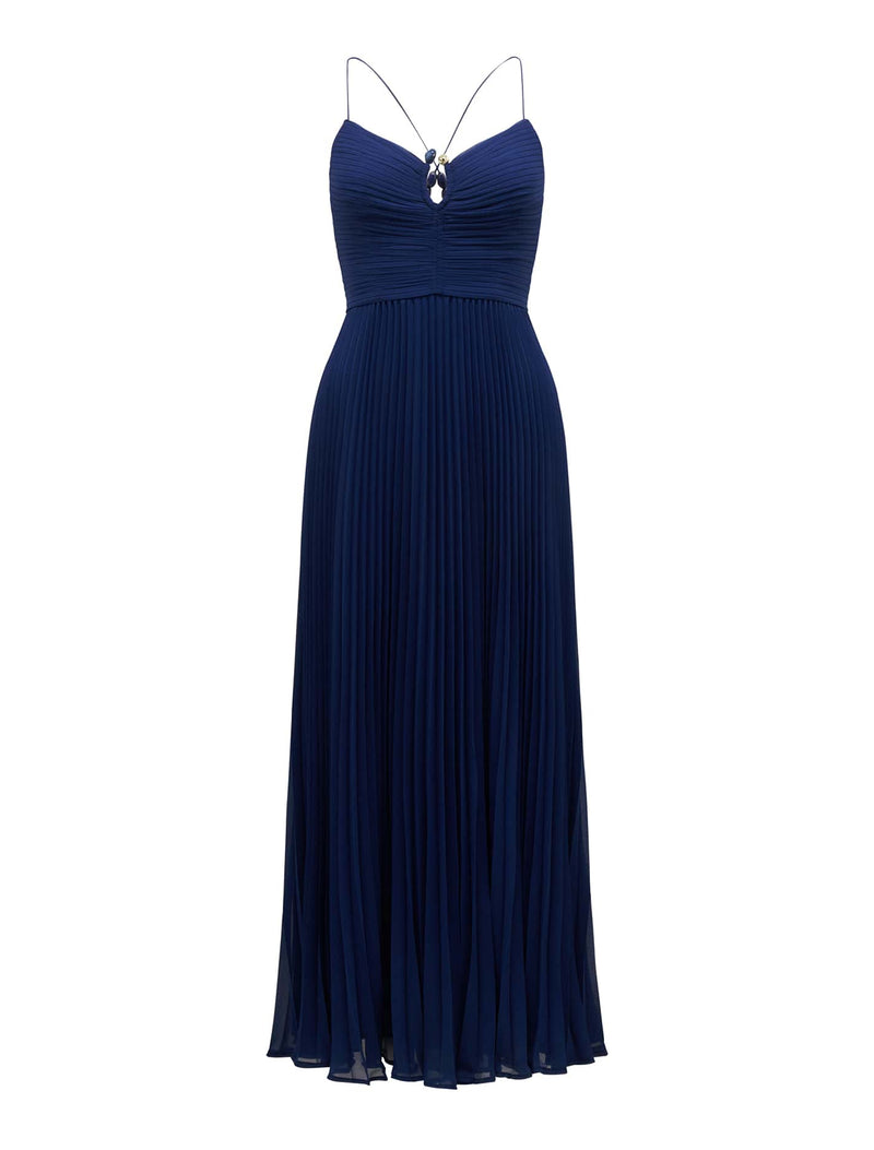 Loreto Pleated Maxi Dress Forever New