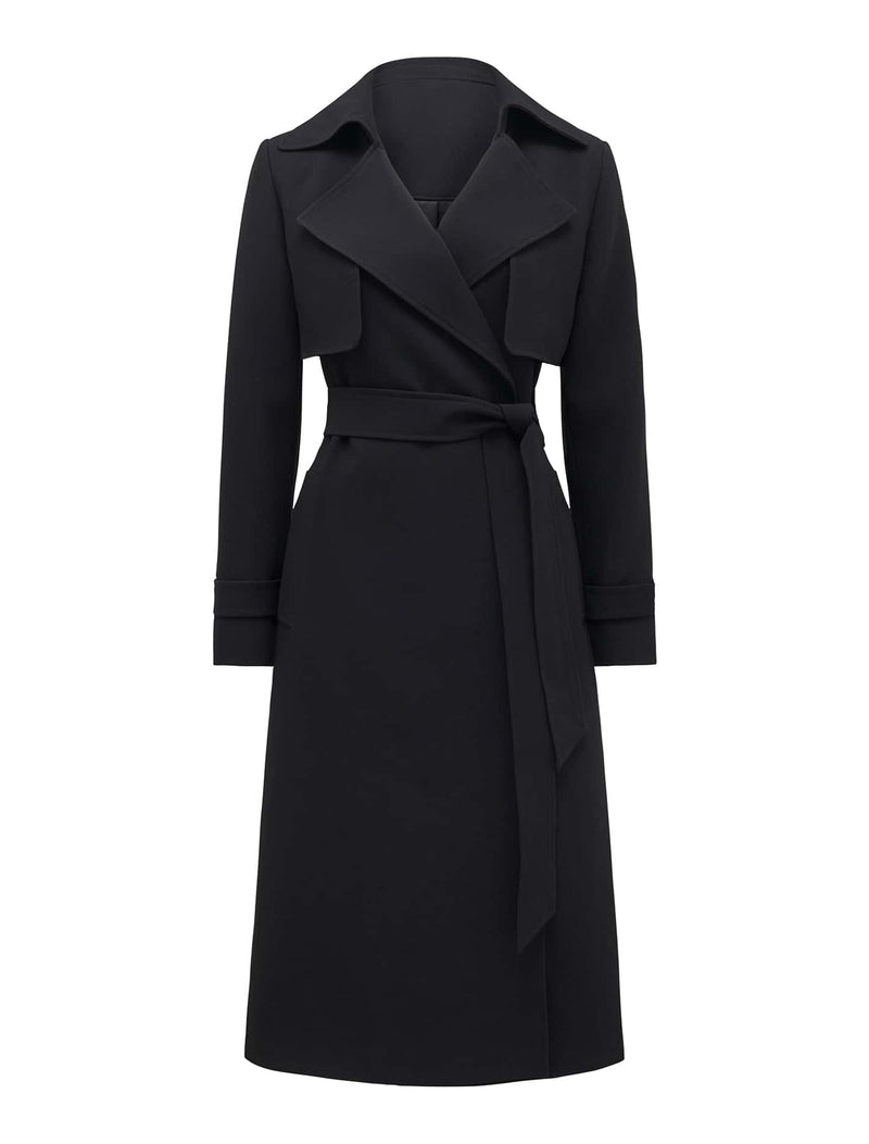 Lauren Crepe Trench Coat Forever New