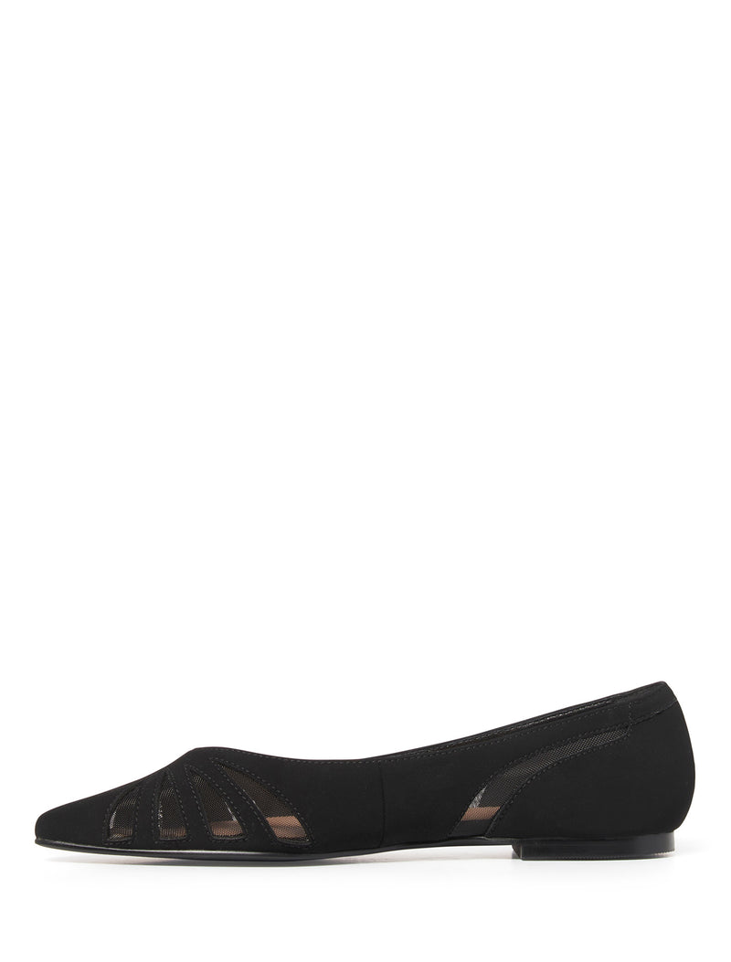 Melissa Mesh Detail Flat Forever New