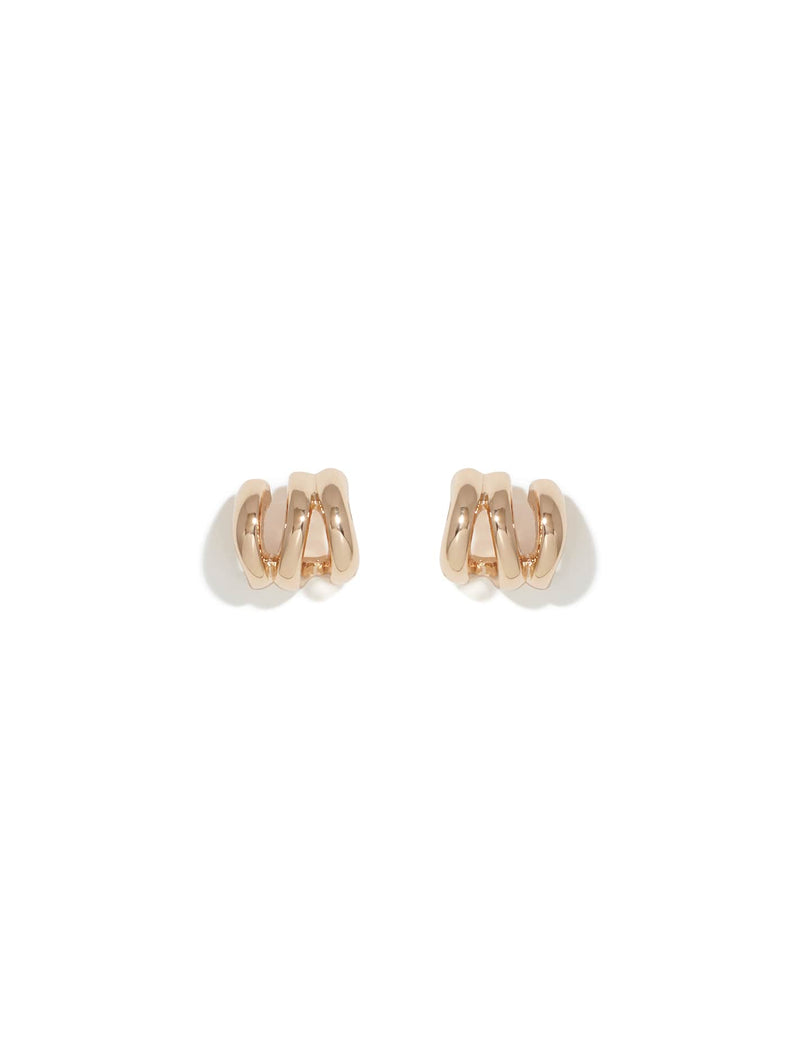 Olivia Organic Curve Stud Earrings Forever New