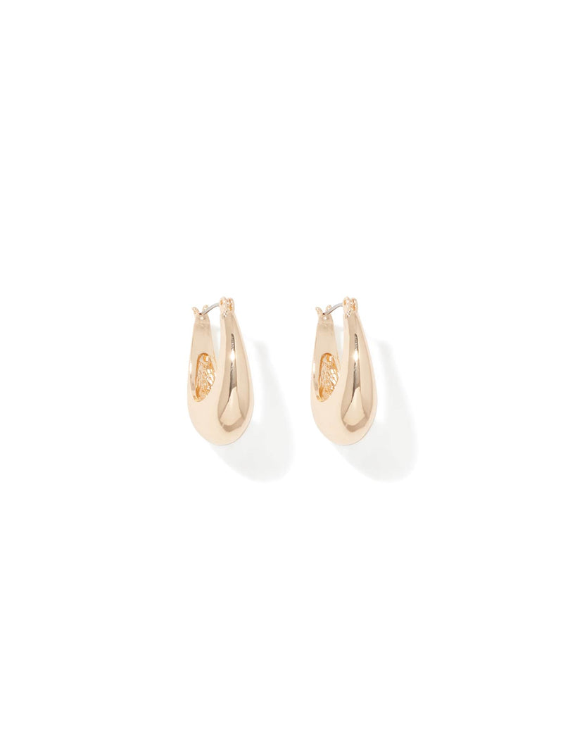 Rudie Curve Drop Earrings Forever New