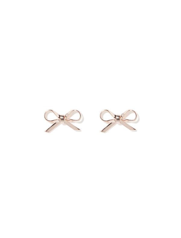 Madison Metal Bow Earrings Forever New