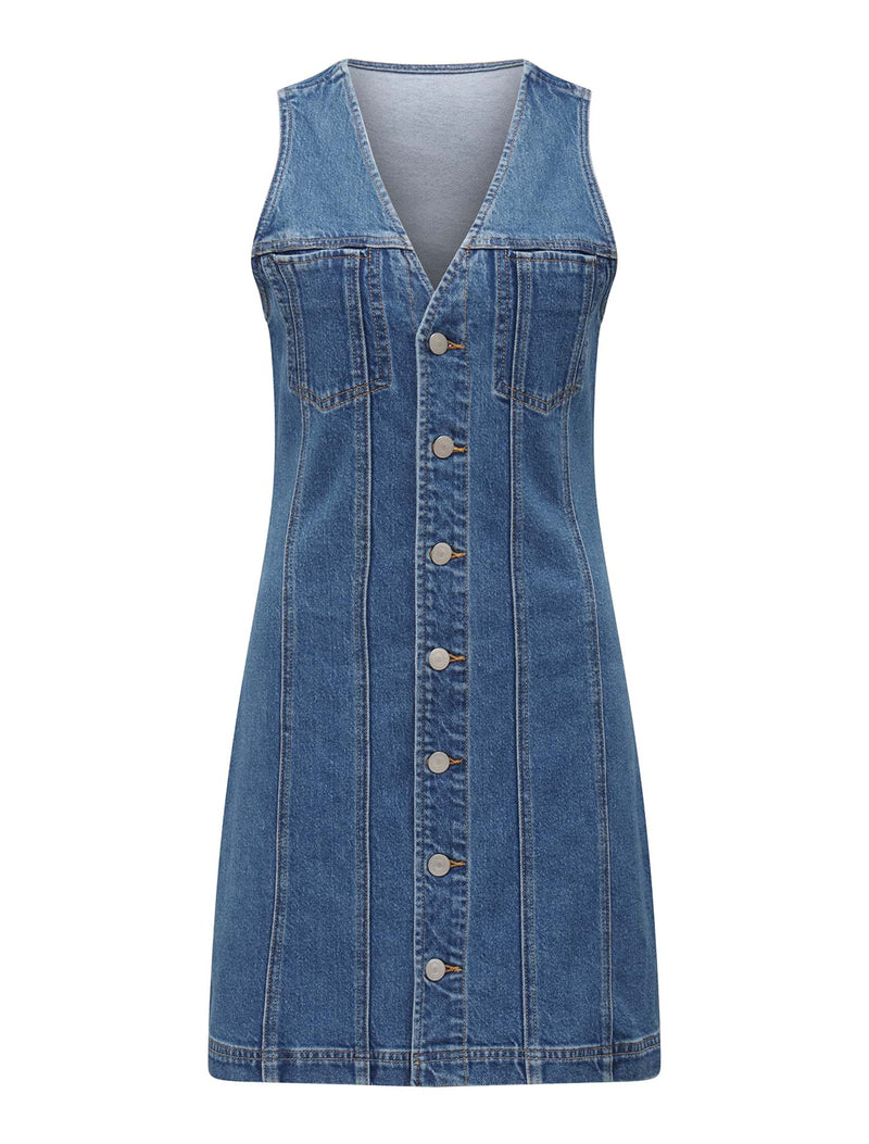 Christine Denim Mini Dress Forever New