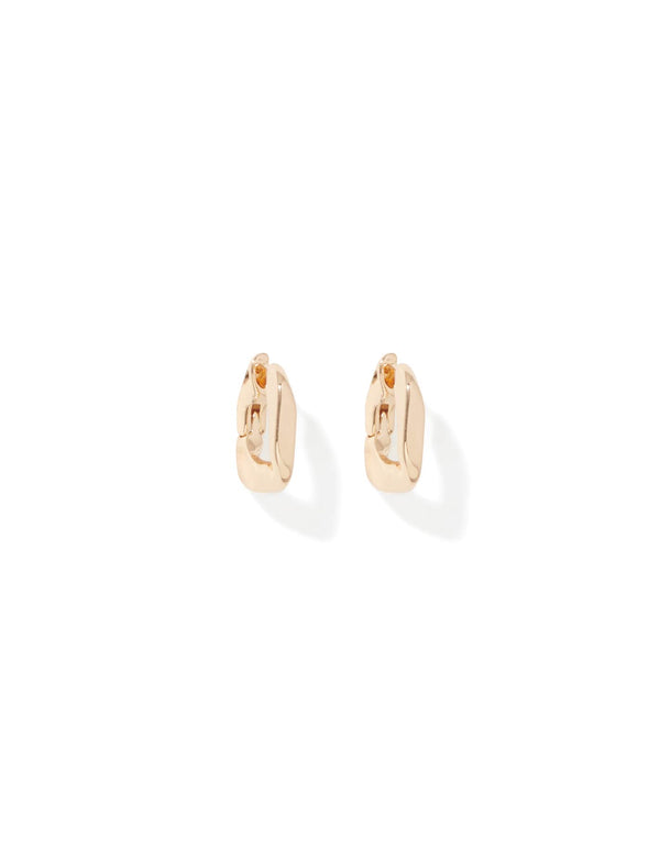 Signature Safia Small Link Earrings Forever New
