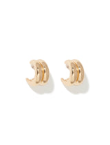 Signature Hallie Panel Hoop Earrings Forever New