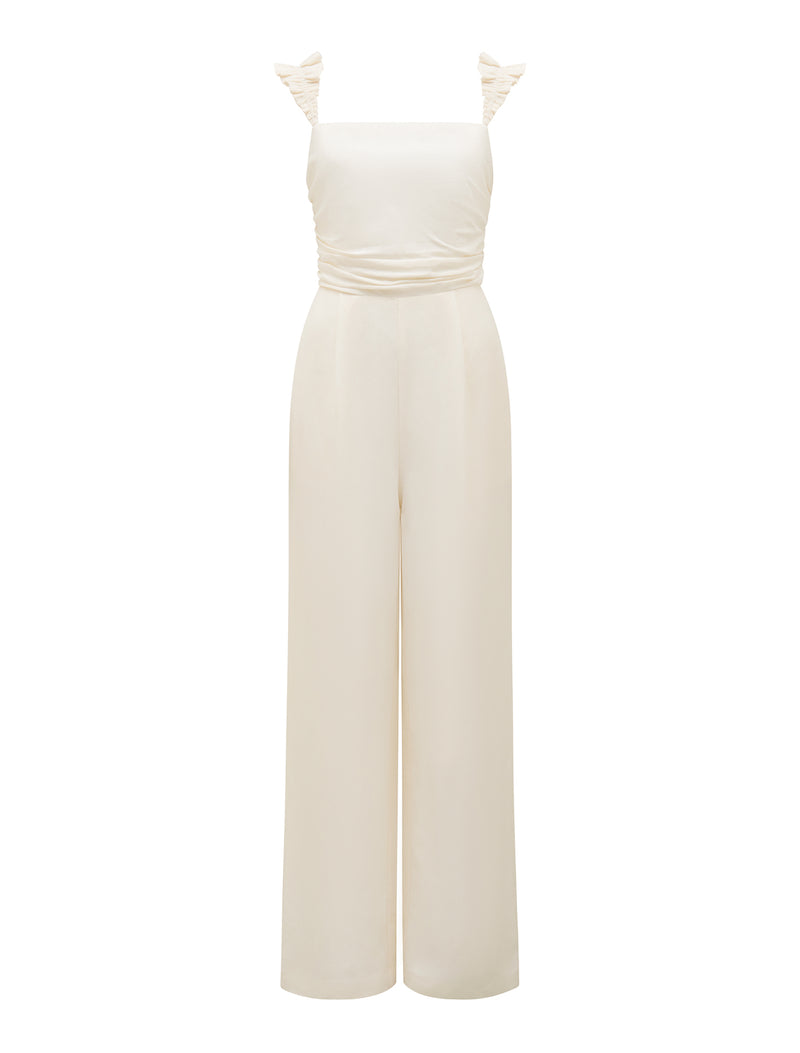 Reya Ruched Bodice Jumpsuit Forever New