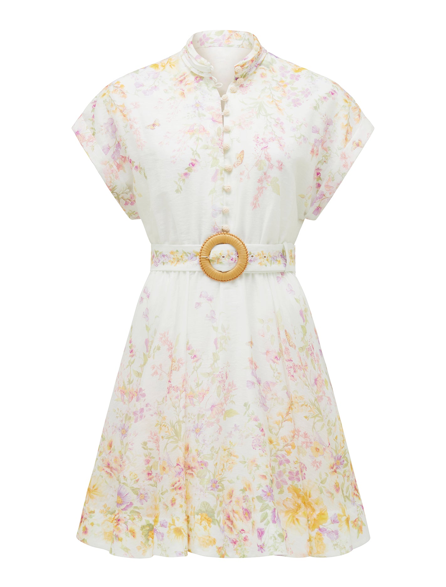 Anne-Marie Printed Skater Mini Dress Forever New