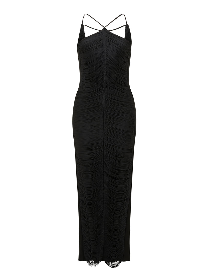 Quinn Fringe Bodycon Maxi Dress Forever New