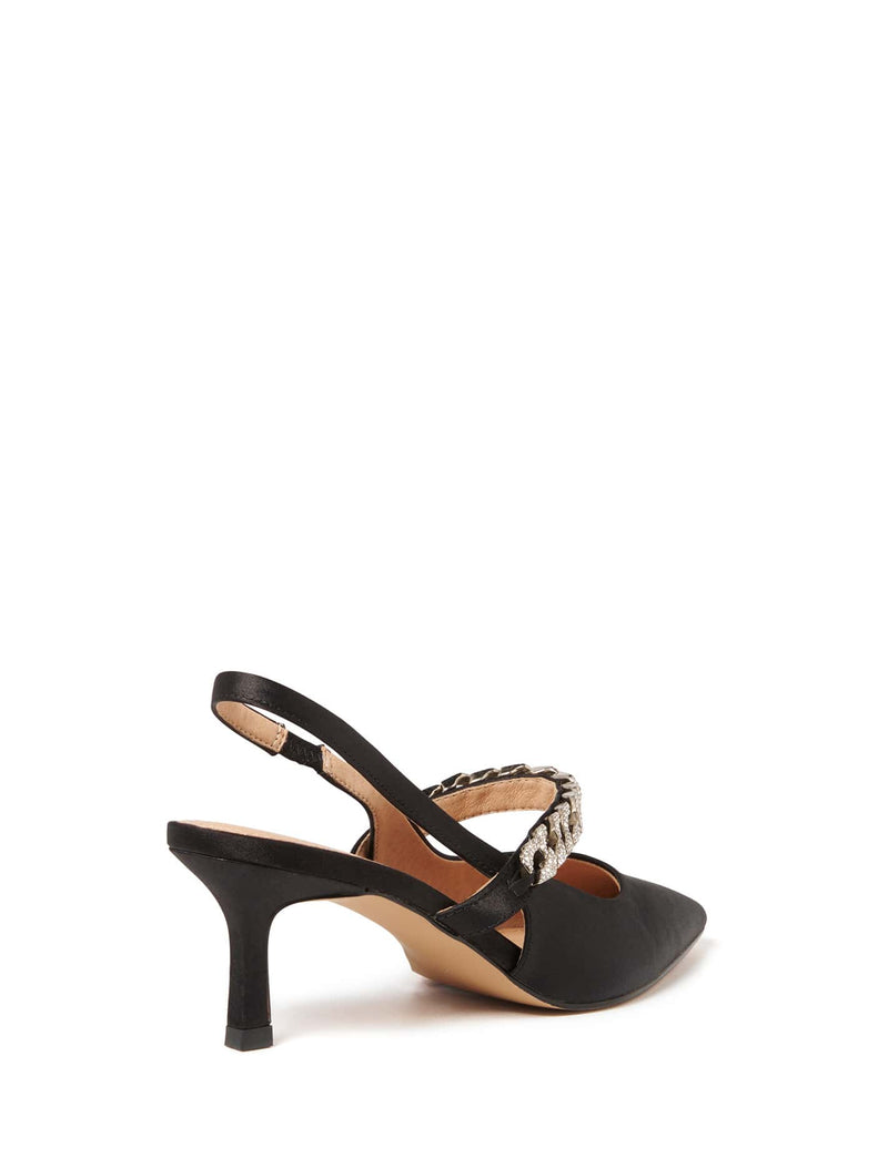 Kylee Diamante Detail Slingback Heel Forever New