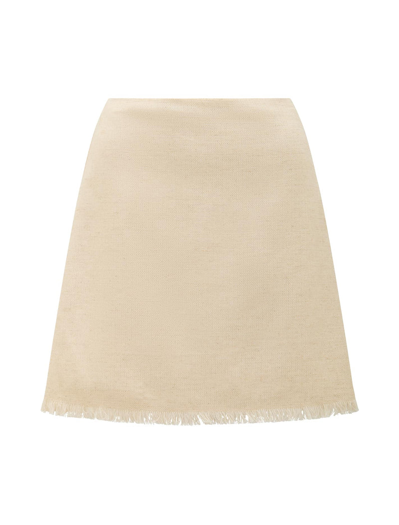 Kora Fringed Edge Mini Skirt Forever New