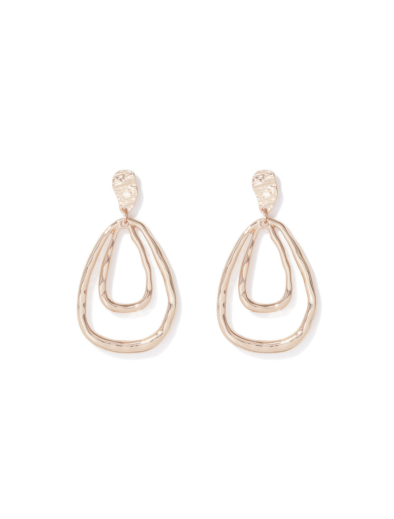 Tyra Texture Loop Earrings Forever New