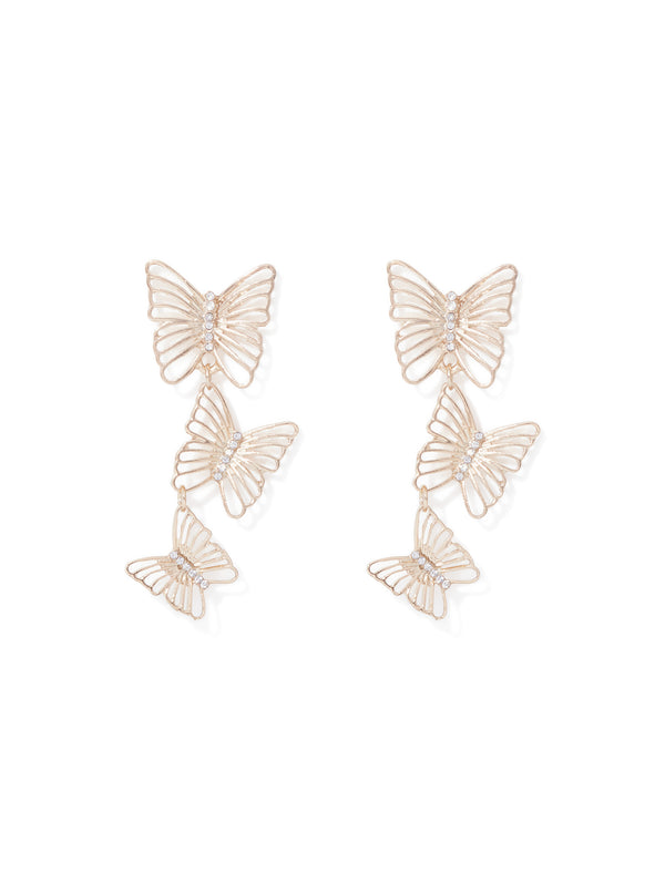 Sorina Layered Butterfly Earrings Forever New