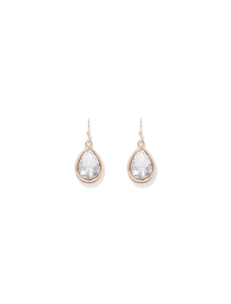 Goldie Glass Teardrop Earrings Forever New