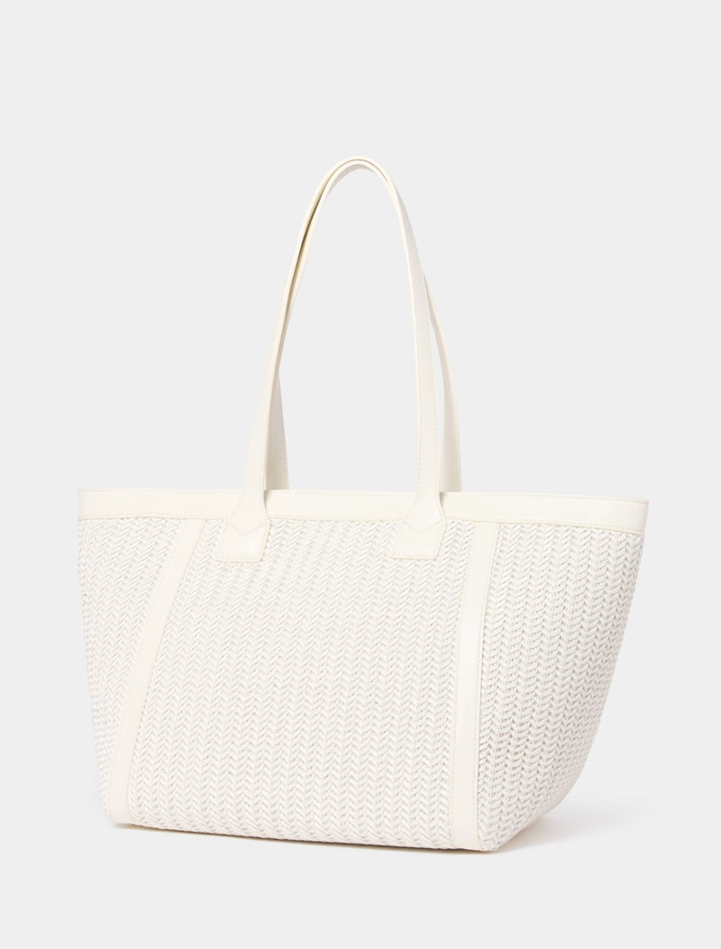 Wrenley Weave Tote Bag Forever New