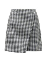 Nolani Gingham Wrap Mini Skirt Forever New