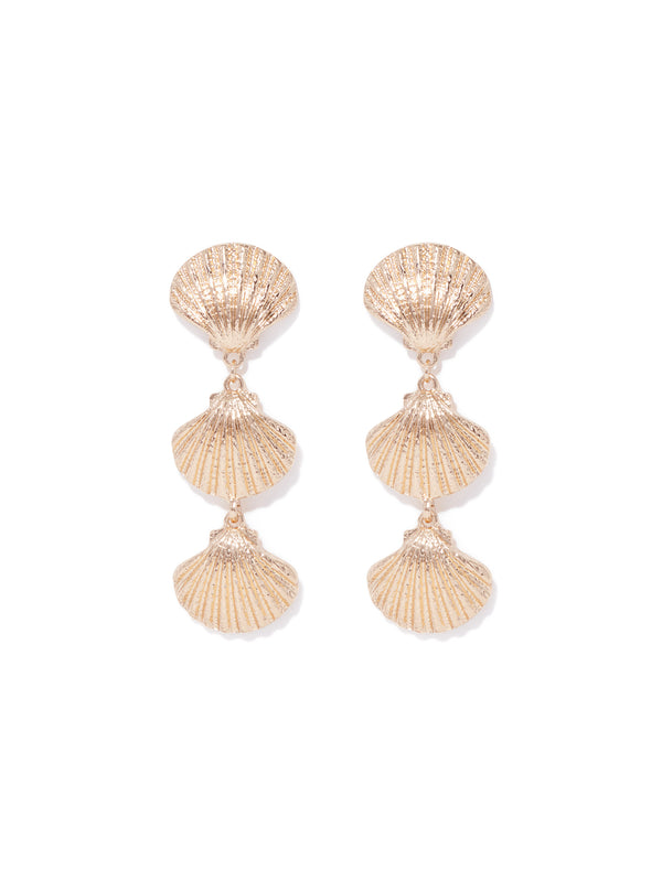 Signature Marcella Shell Earrings Forever New