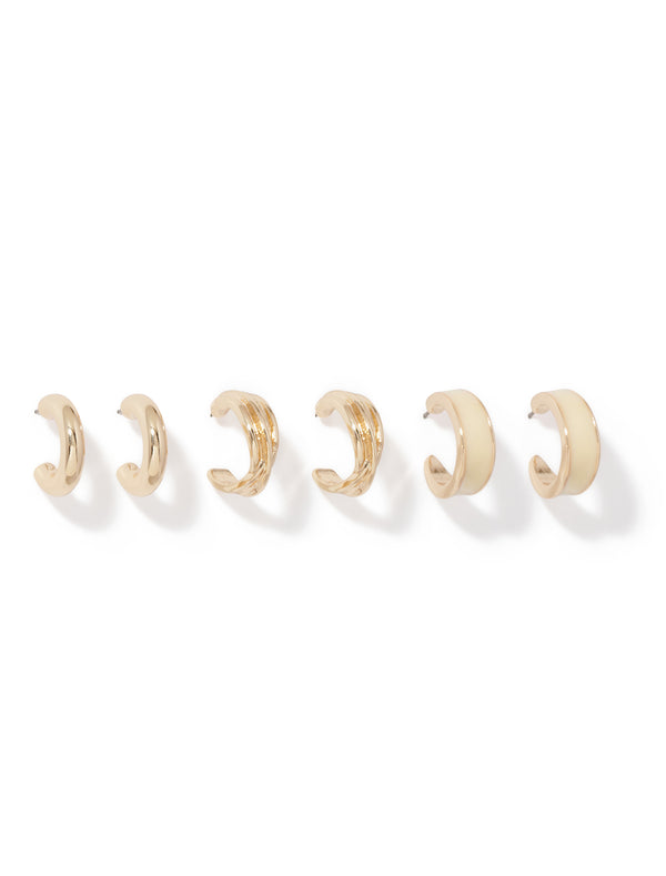 Lilith Mixed Hoop Earrings Multipack Forever New