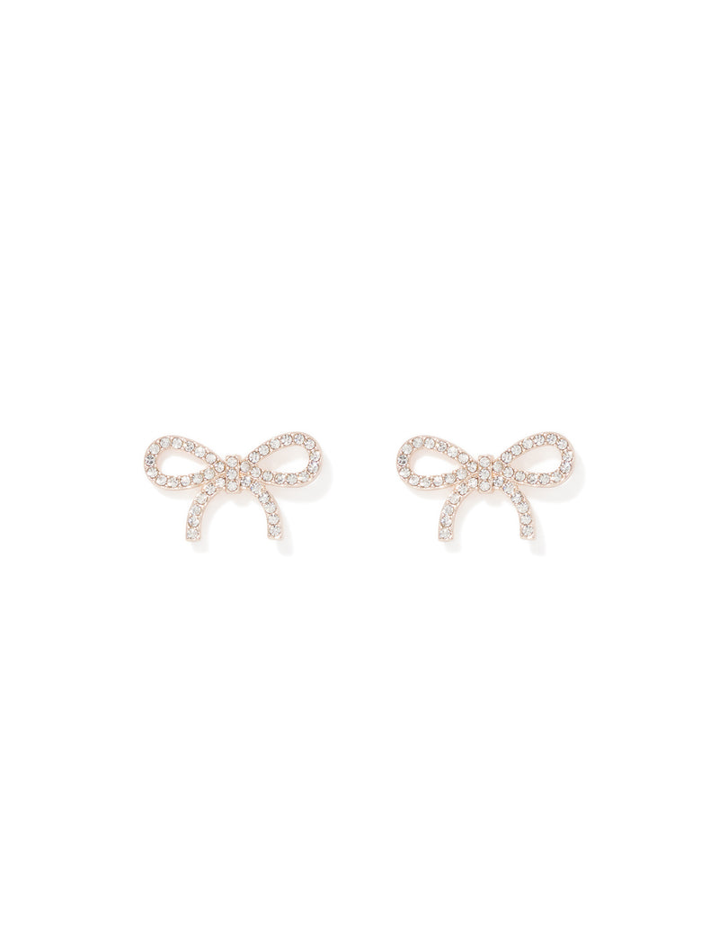 Brenda Stone Bow Earrings Forever New