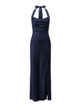 Alice Halter Satin Maxi Dress Forever New