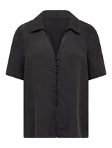 Bella Cupro Button Front Shirt Forever New