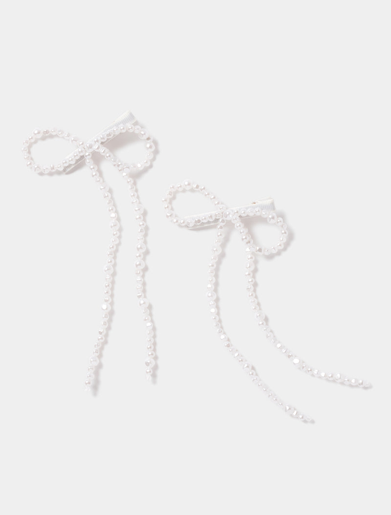 Ida Pearl Bow Clip Forever New