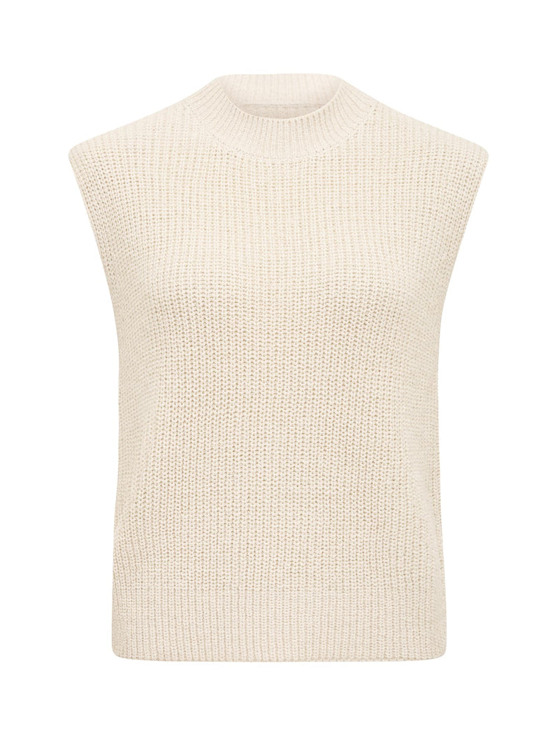 Emily Zip Detail Knit Tank Top Forever New